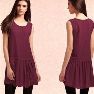 Theory Rinoe Georgette Silk Tunic Top